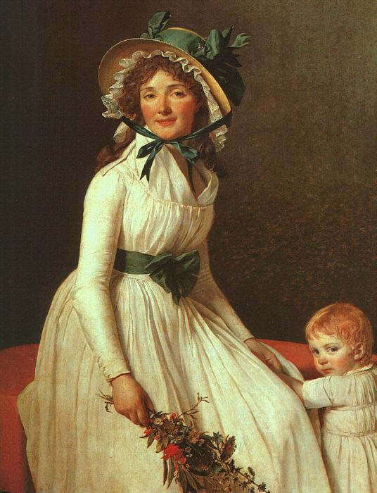 Jacques-Louis David Portrait of Madame Seriziat Sweden oil painting art